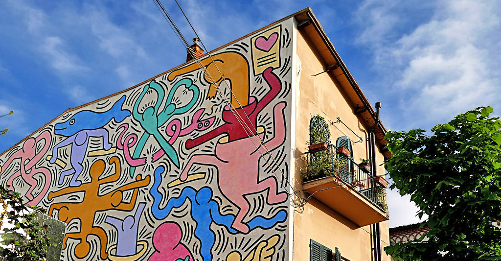 Murales Keith Haring a Pisa